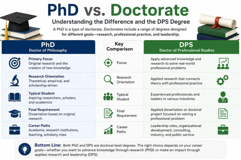 PhD vs. Doctorate: What’s the Difference